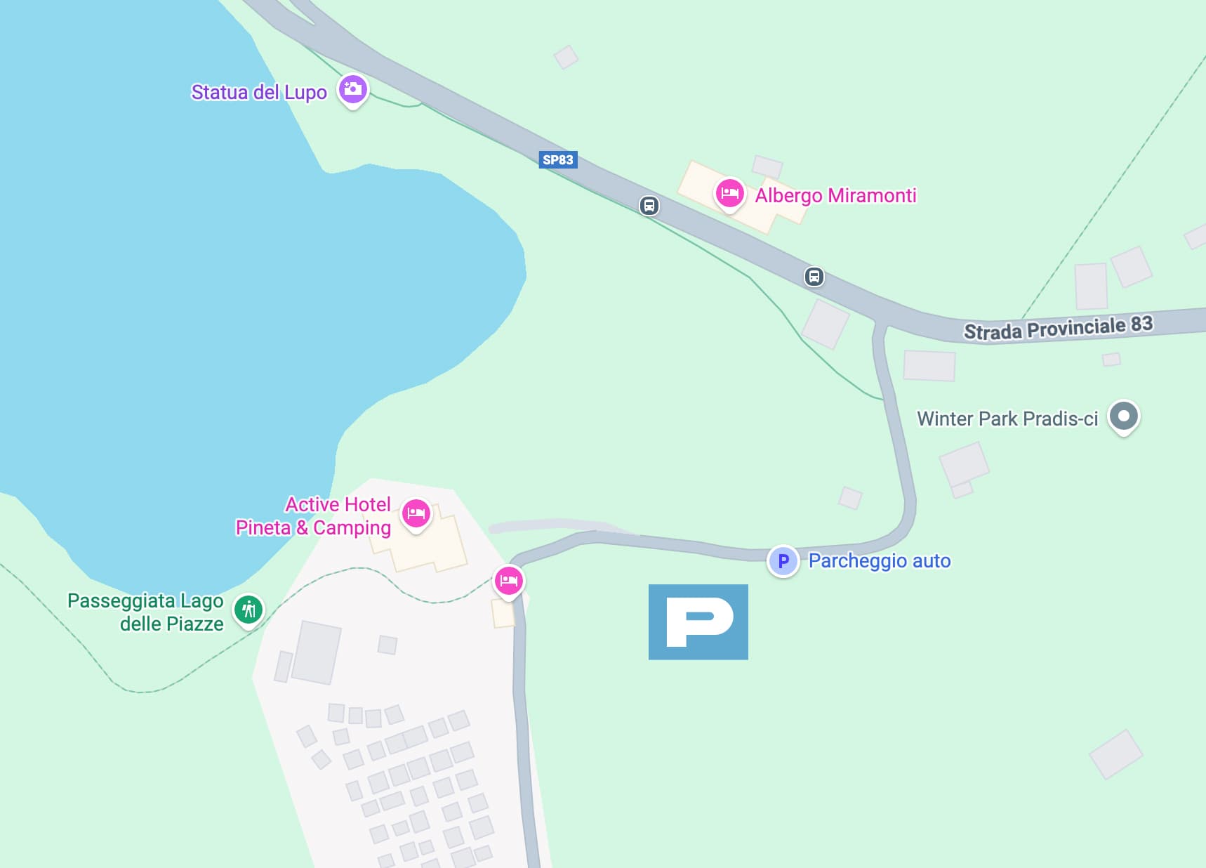 Parcheggio Active Hotel Pineta